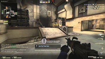 First blatant CS:GO hacker haha