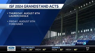 Iowa State Fair announces first two Grandstand shows for 2024