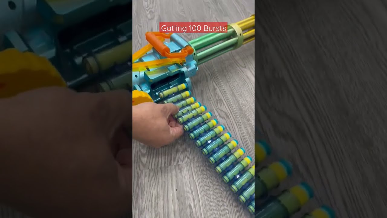 Gatling Electric Toy Gun Unlimited Bursts Do You Like It Toygun Nerf Nerfguns
