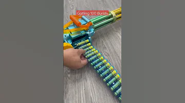 Gatling Electric Toy Gun Unlimited Bursts Do You Like It Toygun Nerf Nerfguns Gatling 
