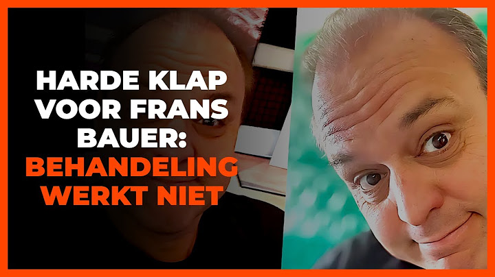 Droevig nieuws voor Frans Bauer: ´Behandeling wil maar niet aanslaan´