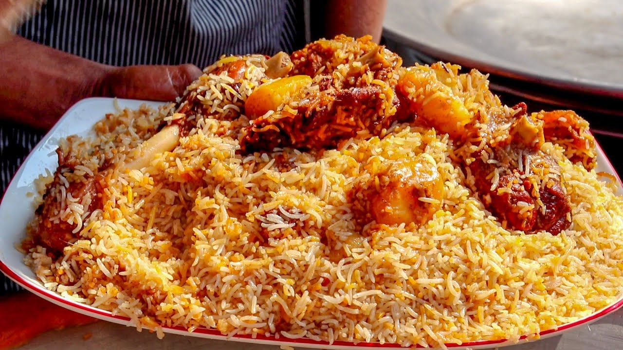 Mutton Kacchi Biryani/Kabuli Pulao/Mutton Pulao/Mutton Biryani/Mutton