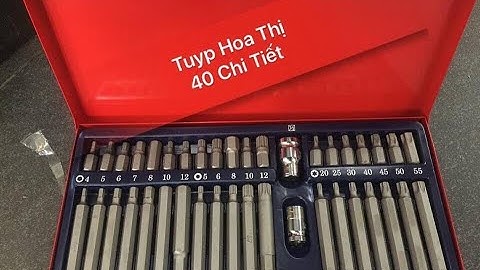 Bộ lục giác bông mai | Bộ LỤC GIÁC HOA THỊ đa năng 40 chi tiết TOP GERMANY - Thế Giới Thợ Xe