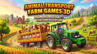 Animal Transport Farm Games 3d   screenshot 1