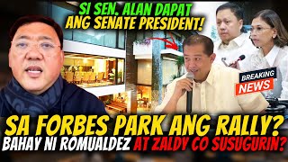 MAG RARALLY NA SA BAHAY NI ROMUALDEZ AT ZALDY CO SA FORBES PARK?