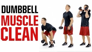 Dumbbell Muscle Clean (AVOID WRIST PAIN)