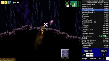 AM2R 1.1.2 Normal 100% No skips in 1:11:53 RTA 1:02:16 IGT