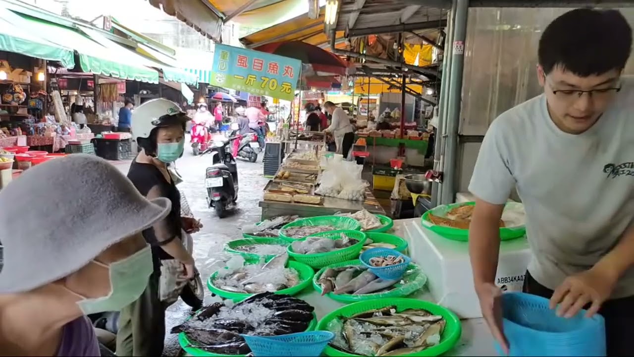 中彰海王子嘉義共和路東市場海鮮叫賣
