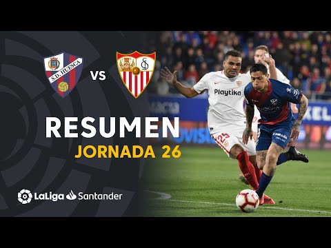 Resumen de SD Huesca vs Sevilla FC (2-1)