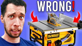8 Mistakes EVERY New Woodworker Makes With a Table Saw!