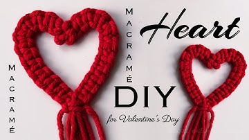 DIY Macrame Heart