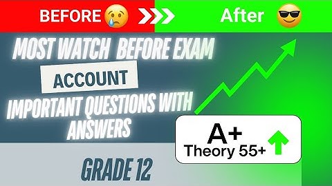 NEB Class 12 Account | 55+ Marks Theory Questions with Answers | Important for Final Exam 2082