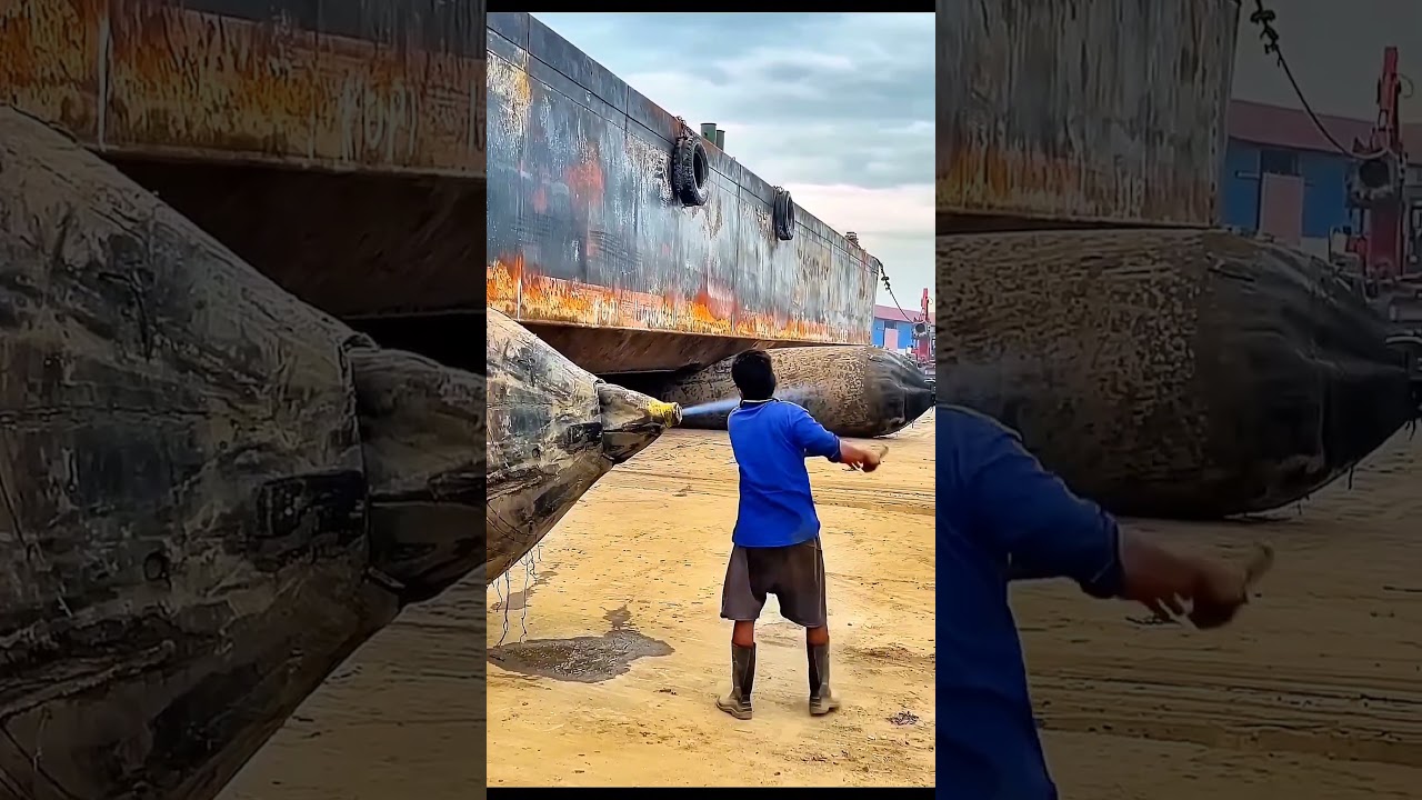 इतने बड़े AIRBAGS का इस्तेमाल समुद्री जहाज क्यों करते है #factboysurajj