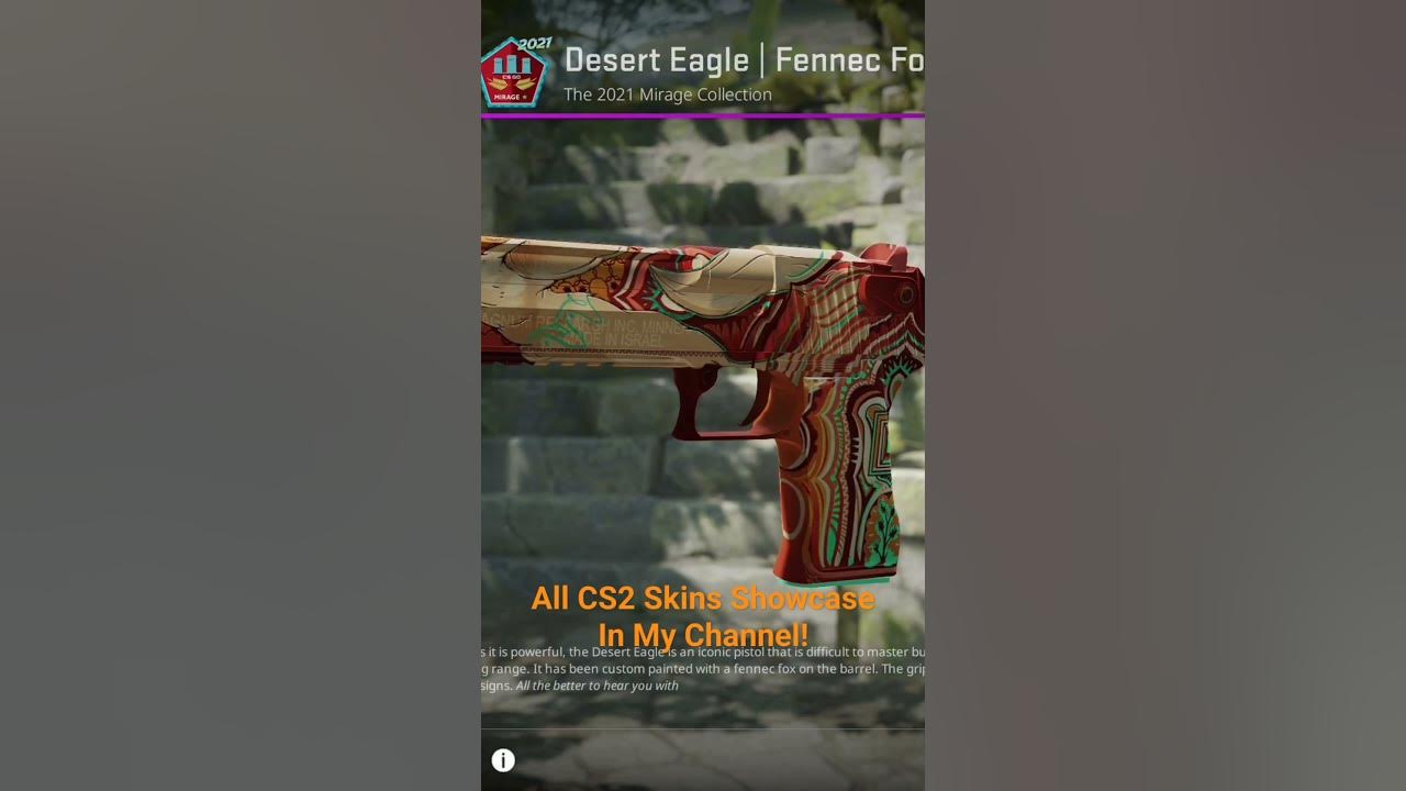 Desert Eagle Fennec Fox in Counter Strike 2 🔫🔥cs2 counterstrike 