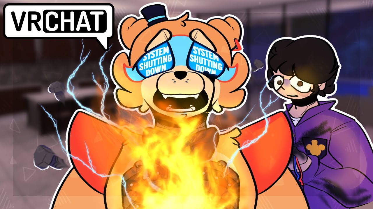 Michael Afton BREAKS Glamrock Freddy?! In VRChat