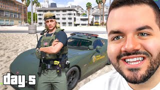 : LIVE - GTA NOOB LEARNS GTA ROLEPLAY! (DAY 5)