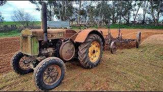 Turning Soil! 1938 John Deere D Back In The Paddock After Years.