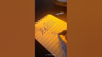 Rahul nickname 😄🧡