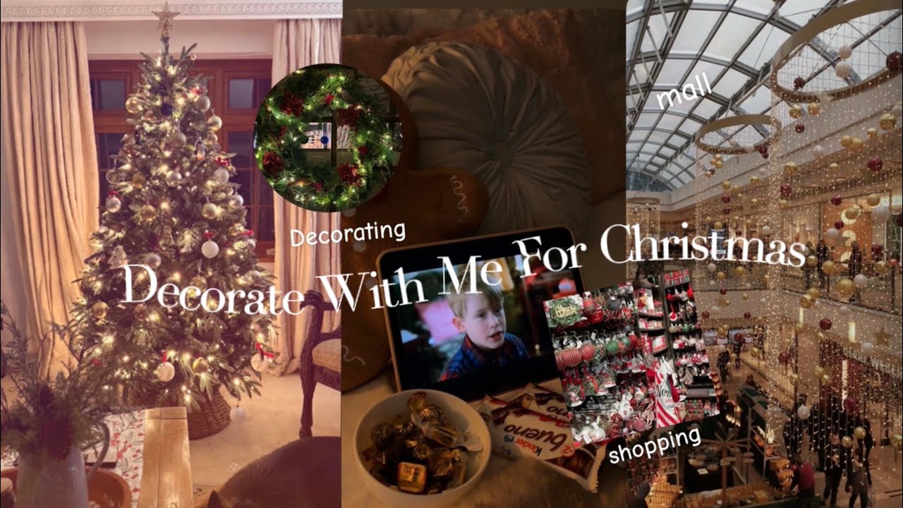 DECORATE WITH ME FOR CHRISTMAS 🎄/  funny, shopping, haul, decorating 
