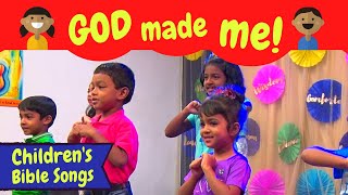 God Made Me Bf Kids Sunday School Songs Bible Songs For Kids Kids Action Bible Songs