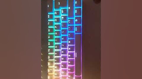 How To Change The RGB Settings On The RK61