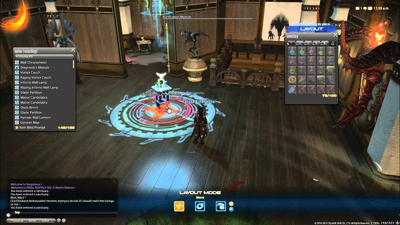 Purification Module FFXIV YouTube