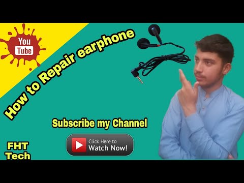 How to Repair earphones at home     