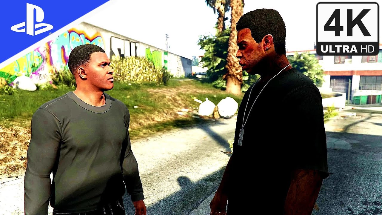 GTA 5 - Michael Franklin & Trevor Lamar Down Mission In Stunning PS5 4K ...