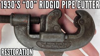 80yearold Mini No. 00 Ridgid Pipe Cutter Restoration [Mini Restoration]