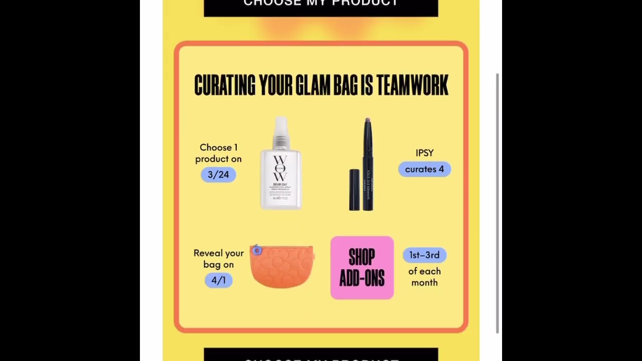 Ipsy Glam Bags Choice x2 April 2025 | Sussex Sandra