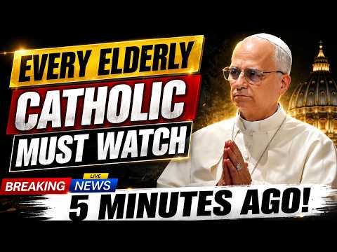 Pope Leo XIV WEPT Saying THIS — Every Elderly Catholic Must Watch