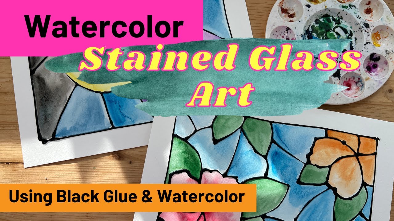 Watercolor Stained Glass Art YouTube