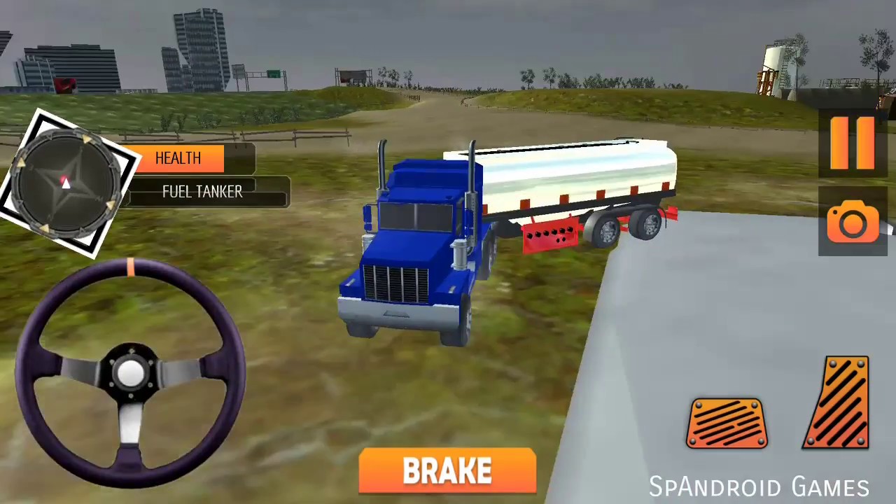 Off road hill side oil tanker transporter cargo - Android Gamesplay Full HD