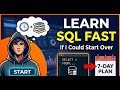 How I Would Learn SQL FAST (If I Could Start Over)