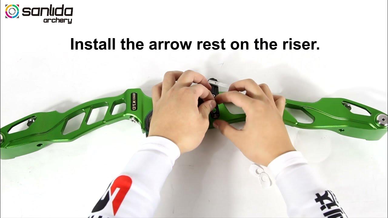 Recurve Arrow Rest Installation YouTube