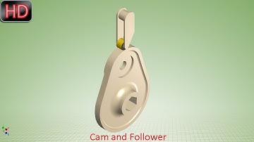 Modelling and Simulating a Cam and Follower Assembly (Video Tutorial) Autodesk Inventor