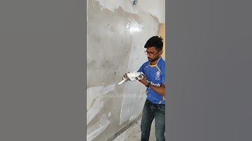 birla putty apply on a wall@omsaicreativehacks#shorts #omsaicreative #youtube