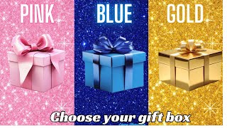 Choose Your Gift...! Pink, Blue or Gold ⭐ How Lucky Are You?  #giftboxchallenge #chooseyourgift