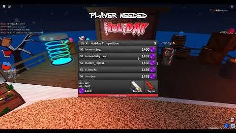 HOLIDAY 2020 FINAL COMPETITIVE LEADERBOARD! | Roblox Assassin!