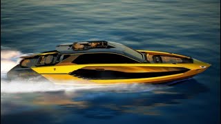 101 FT | TECNOMAR x LAMBORGHINI #Lamborghini #Tecnomar101 #LamborghiniYacht #LuxuryYacht #BoatShow