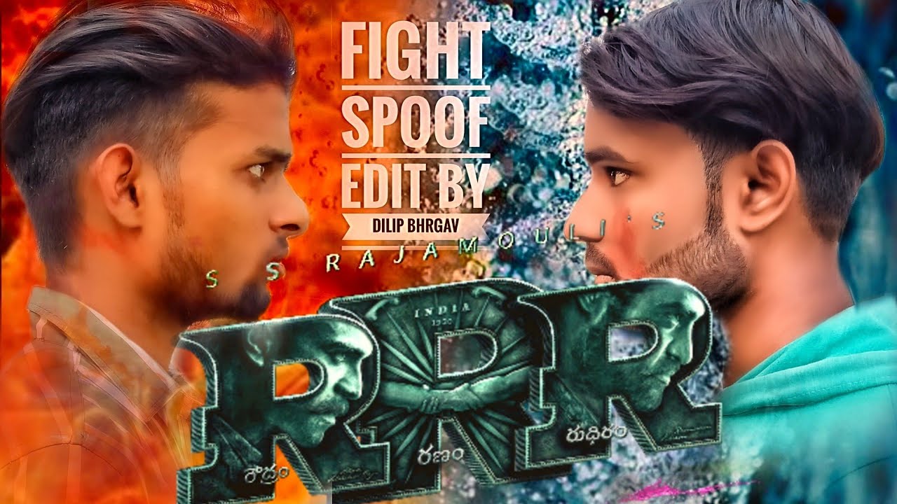 RRR Fight Spoof | Ram Charan , JR NTR Best Fight | RRR Movie | @HariyaGang