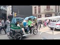 Nada frena el caos de ciclotaxis en el Centro de la CDMX