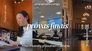 My first week of final exams at USC | studying, libraries, gym, and self-care ✨