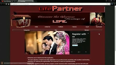 Online Matrimony System in Asp.Net C#  TYBSc.IT Project