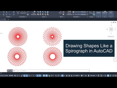 How to Create Spirograph Style Geometric Art in AutoCAD 1
