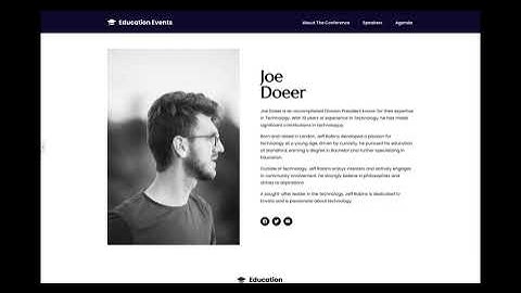 Grand Conference WordPress Theme — How to create a single speaker page using Elementor