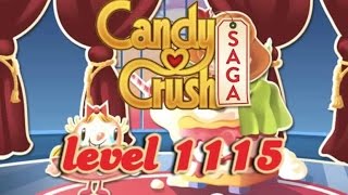 Candy Crush Saga Level 1115 - ★★★