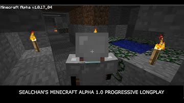 Minecraft Alpha v1.0 Longplay - E163 (R15) - Building a Well in the Deep Mine in Alsea