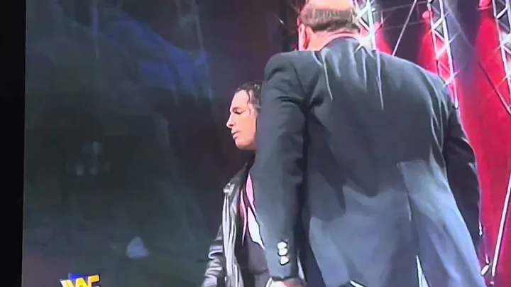 It’s Patriot & Ken Shamrock Against Owen Hart & British Bulldog Bret Comes Down & Slaughter is There