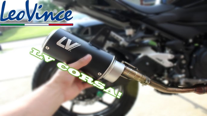 What y'all running on ya exhaust? Currently I have a Leo Vince LV-10 but  I'm looking to put on something a little less throaty and mean sounding… :  r/Ninja400